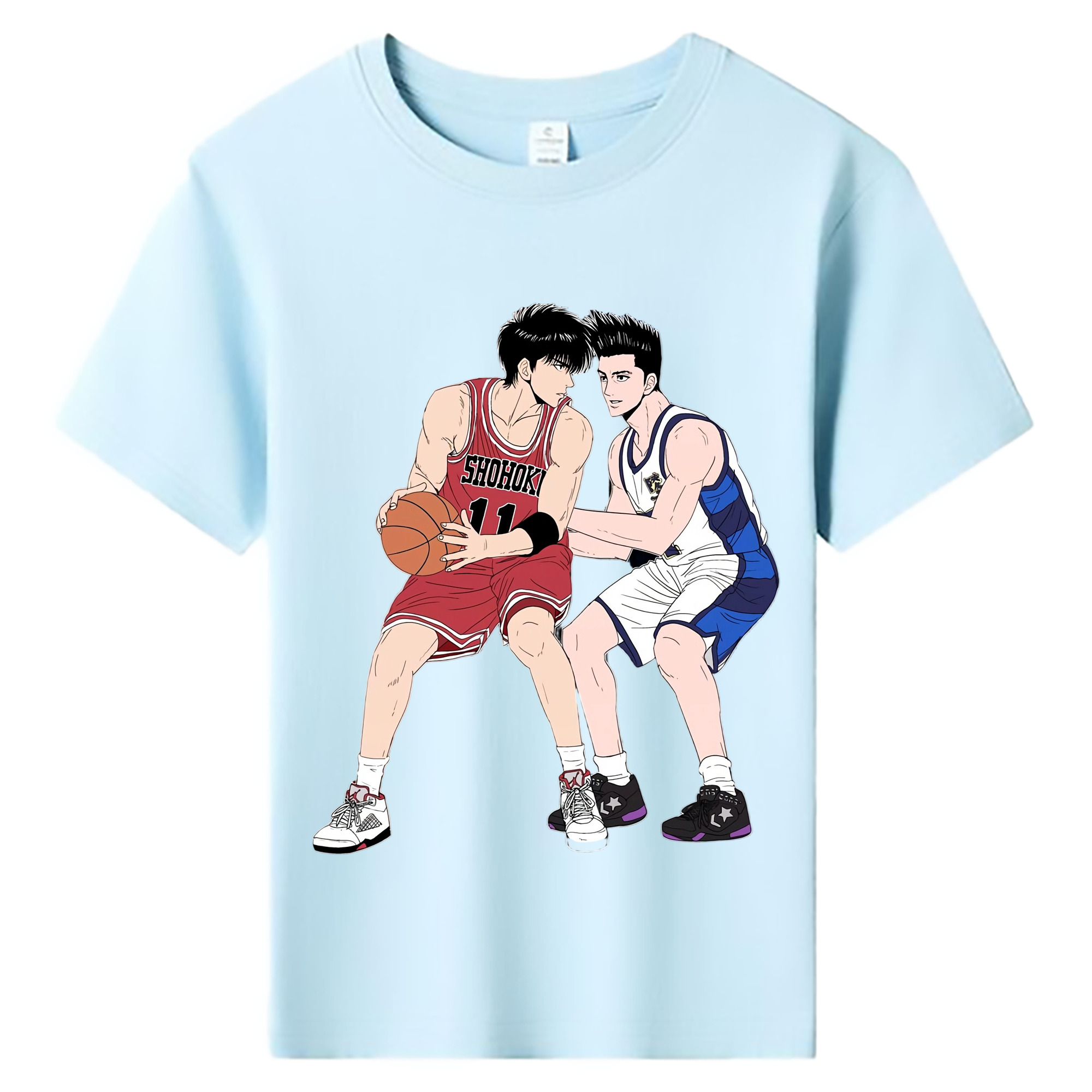 （画像用） SLAM DUNK／スラムダンク 綿100％キッズTシャツ（フロントプリント）